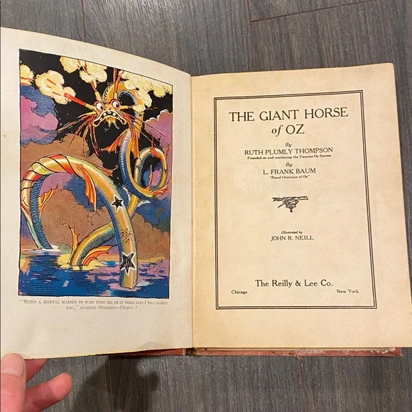 The Giant Horse of Oz vintage 1928 Book 2:11